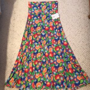 LuLaRoe Small Maxi Skirt / Strapless Dress